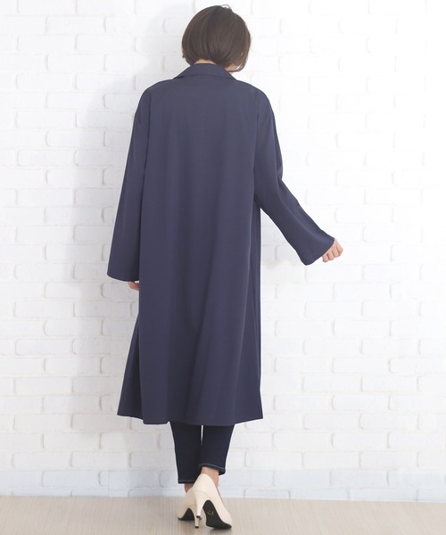 Amulet(アミュレット)の「長袖シャツワンピース(シャツワンピース・レディース・グリーン/ブラック/ベージュ/ネイビー/ブラウン・M/L/XL)」の12枚目の写真