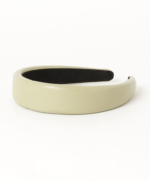 WEGO(ウィゴー)の「WEGO/ワイドクロコカチューシャ(カチューシャ・レディース・グリーン/ベージュ/オフホワイト・FREE)」の7枚目の写真