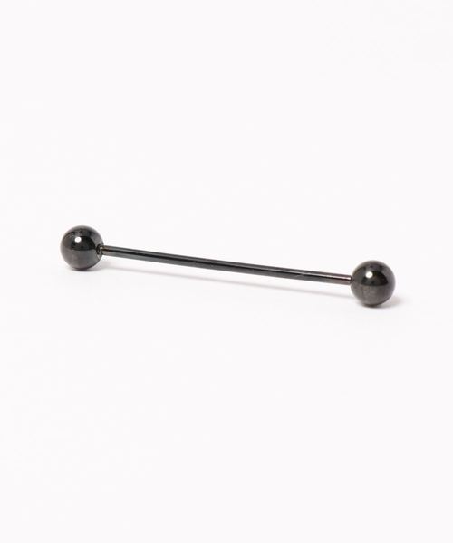 MORPH(モルフ)の「MORPH モルフ バーベルボディーピアス 16ゲージ 6mm~18mm(ピアス(片耳用)・メンズ・ブラック・30/32/34/36/38/40/42/44/46/48/50)」の5枚目の写真