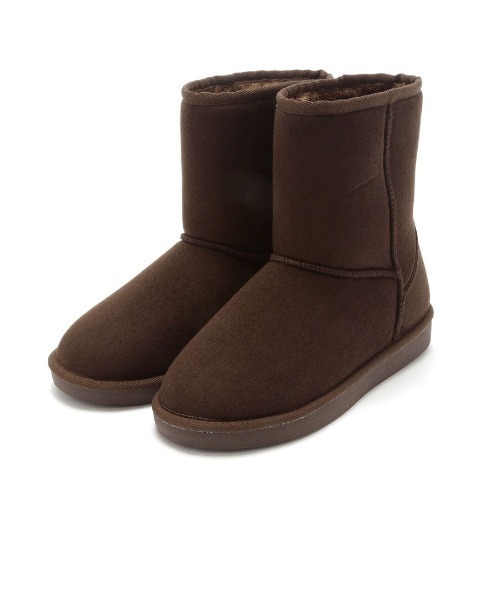 minky me!（ミンキーミー）の「もこもこ撥水ムートンブーツ（ブーツ・レディース・グレー/ブラック/ダークブラウン/グレー系その他7・S/LL/L/M）」の5枚目の写真