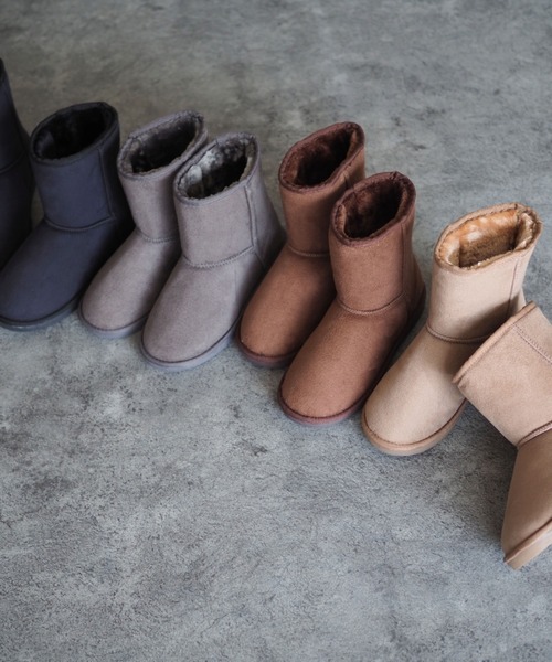 minky me!（ミンキーミー）の「もこもこ撥水ムートンブーツ（ブーツ・レディース・グレー/ブラック/ダークブラウン/グレー系その他7・S/LL/L/M）」の14枚目の写真