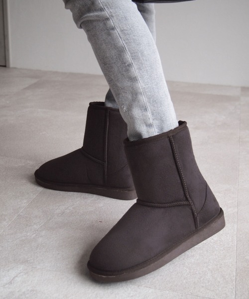 minky me!（ミンキーミー）の「もこもこ撥水ムートンブーツ（ブーツ・レディース・グレー/ブラック/ダークブラウン/グレー系その他7・S/LL/L/M）」の18枚目の写真