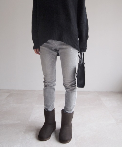 minky me!（ミンキーミー）の「もこもこ撥水ムートンブーツ（ブーツ・レディース・グレー/ブラック/ダークブラウン/グレー系その他7・S/LL/L/M）」の19枚目の写真