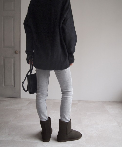 minky me!（ミンキーミー）の「もこもこ撥水ムートンブーツ（ブーツ・レディース・グレー/ブラック/ダークブラウン/グレー系その他7・S/LL/L/M）」の21枚目の写真