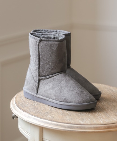 minky me!（ミンキーミー）の「もこもこ撥水ムートンブーツ（ブーツ・レディース・グレー/ブラック/ダークブラウン/グレー系その他7・S/LL/L/M）」の22枚目の写真
