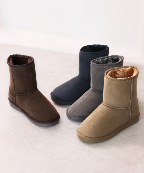 minky me!（ミンキーミー）の「もこもこ撥水ムートンブーツ（ブーツ・レディース・グレー/ブラック/ダークブラウン/グレー系その他7・S/LL/L/M）」の12枚目の写真