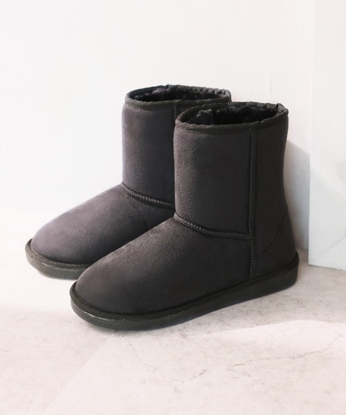 minky me!（ミンキーミー）の「もこもこ撥水ムートンブーツ（ブーツ・レディース・グレー/ブラック/ダークブラウン/グレー系その他7・S/LL/L/M）」の11枚目の写真