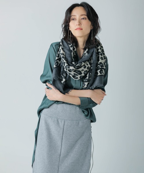 Bou Jeloud（ブージュルード）の「柄アソートストール（ストール/ショール・レディース・ブラウン/グレー・FREE）」の3枚目の写真