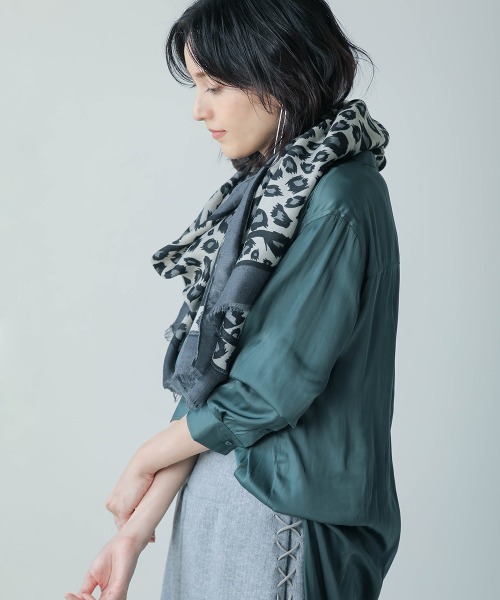 Bou Jeloud（ブージュルード）の「柄アソートストール（ストール/ショール・レディース・ブラウン/グレー・FREE）」の5枚目の写真