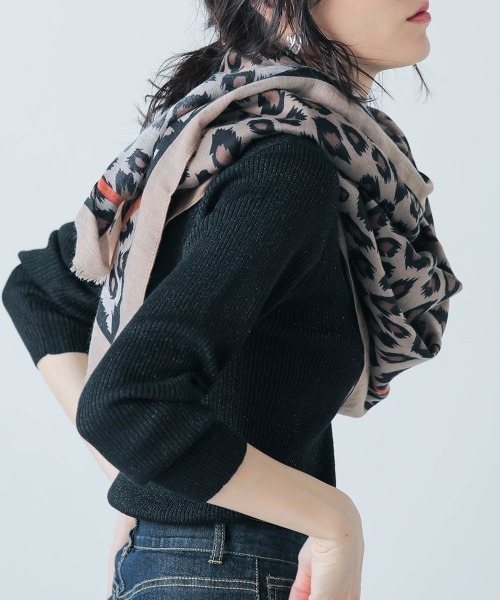 Bou Jeloud（ブージュルード）の「柄アソートストール（ストール/ショール・レディース・ブラウン/グレー・FREE）」の10枚目の写真