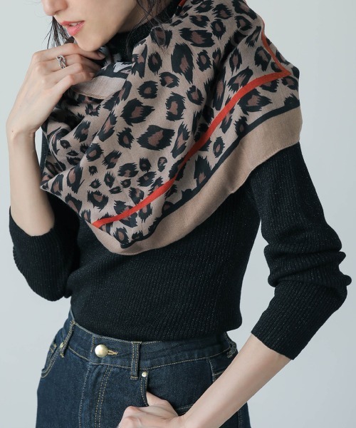 Bou Jeloud（ブージュルード）の「柄アソートストール（ストール/ショール・レディース・ブラウン/グレー・FREE）」の9枚目の写真