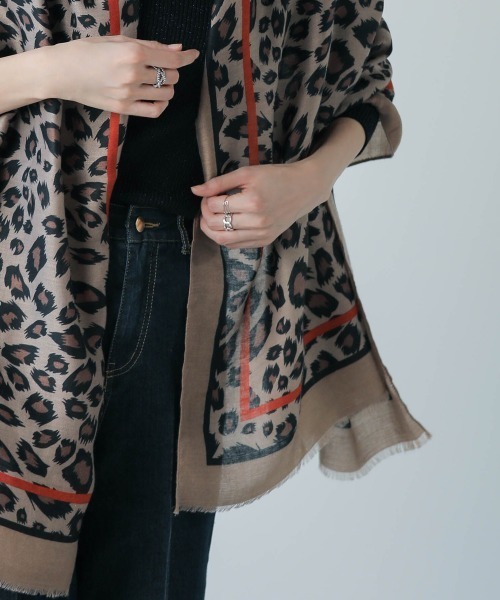 Bou Jeloud（ブージュルード）の「柄アソートストール（ストール/ショール・レディース・ブラウン/グレー・FREE）」の12枚目の写真