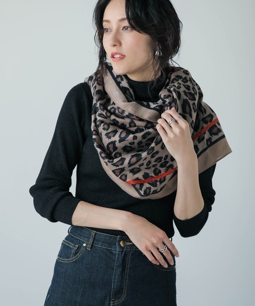 Bou Jeloud（ブージュルード）の「柄アソートストール（ストール/ショール・レディース・ブラウン/グレー・FREE）」の20枚目の写真
