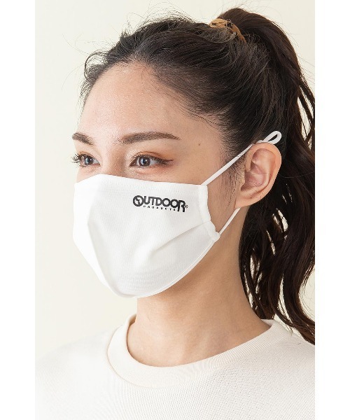 OUTDOOR PRODUCTS（アウトドアプロダクツ）の「【OUTDOOR PRODUCTS】立体ロゴマウスカバー　撥水素材　　伸縮性素材　消臭効果　耳紐アジャスター付　ノーズワイヤー入り　　男女兼用　マスク（マスク・メンズ・ホワイト/ブラック/ネイビー/グレー/ベージュ・FREE）」の9枚目の写真