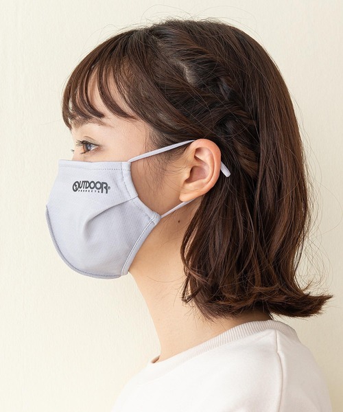 OUTDOOR PRODUCTS（アウトドアプロダクツ）の「【OUTDOOR PRODUCTS】立体ロゴマウスカバー　撥水素材　　伸縮性素材　消臭効果　耳紐アジャスター付　ノーズワイヤー入り　　男女兼用　マスク（マスク・メンズ・ホワイト/ブラック/ネイビー/グレー/ベージュ・FREE）」の13枚目の写真