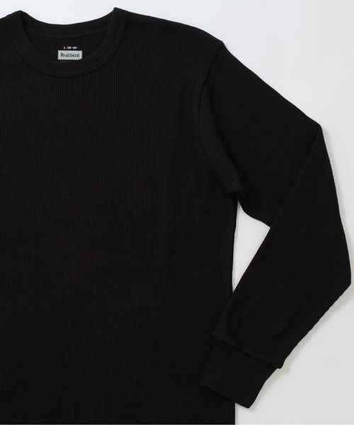 Healthknit(ヘルスニット)の「嬉しい抗菌防臭&吸汗速乾機能付き!【Healthknit】ファンクショナルワッフル ロングスリーブTシャツ /1204(Tシャツ/カットソー・メンズ・ブラック/ベージュ/ホワイト・S/M/L)」の22枚目の写真