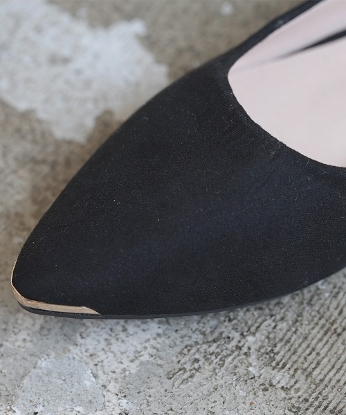 Futier land（フューティアランド）の「大好評ロングセラーアイテム。フラットパンプス（パンプス・レディース・ブラック/モカ/ベージュ/ダークグレー/レオパード/ラベンダー/グリーン/ピンク/ブラック系その他2/ベージュ系その他2/ライトブラウン/ライトカーキ/グレイッシュベージュ/シルバー系その他/ピンク系その他/ブラック系その他3・35/36/37/38/39/40）」の18枚目の写真