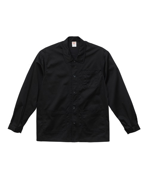 United Athle（ユナイテッドアスレ）の「United Athle ユナイテッドアスレ T/C カバーオール ジャケット [7452]（カバーオール・メンズ・ブラック/ベージュ/オフホワイト/ブルー/ダークネイビー・S/M/L/XXL/XL）」の13枚目の写真