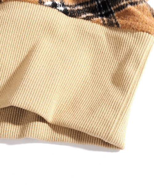 neos(ネオス)の「【neos -addictive design-】ルーズシルエット 裏起毛 チェック ドロップショルダー プルオーバー(パーカー・メンズ・ホワイト/ブラック/ベージュ・MEDIUM/LARGE)」の22枚目の写真