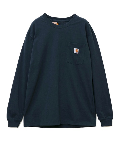 Carhartt(カーハート)の「Carhartt/カーハート LONG SLEEVE WORKWEAR POCKET T-SHIRT(Tシャツ/カットソー・メンズ・チャコールグレー/ネイビー/グレー/マルーン・MEDIUM/LARGE/SMALL)」の3枚目の写真