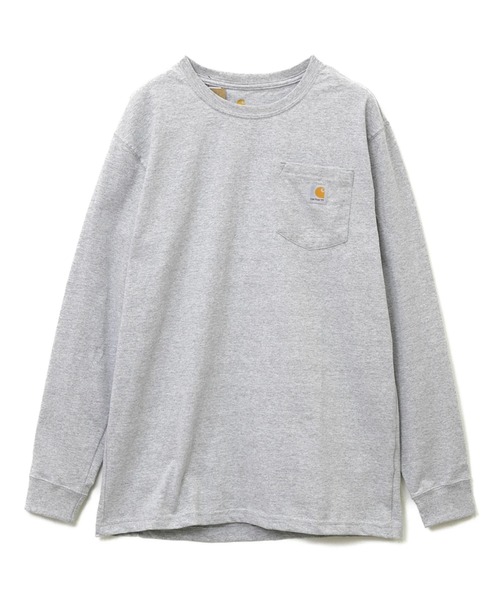 Carhartt(カーハート)の「Carhartt/カーハート LONG SLEEVE WORKWEAR POCKET T-SHIRT(Tシャツ/カットソー・メンズ・チャコールグレー/ネイビー/グレー/マルーン・MEDIUM/LARGE/SMALL)」の2枚目の写真