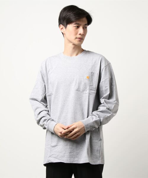 Carhartt(カーハート)の「Carhartt/カーハート LONG SLEEVE WORKWEAR POCKET T-SHIRT(Tシャツ/カットソー・メンズ・チャコールグレー/ネイビー/グレー/マルーン・MEDIUM/LARGE/SMALL)」の21枚目の写真