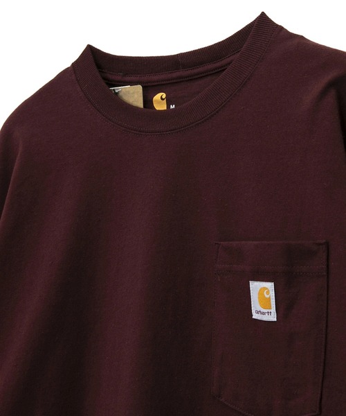 Carhartt(カーハート)の「Carhartt/カーハート LONG SLEEVE WORKWEAR POCKET T-SHIRT(Tシャツ/カットソー・メンズ・チャコールグレー/ネイビー/グレー/マルーン・MEDIUM/LARGE/SMALL)」の7枚目の写真