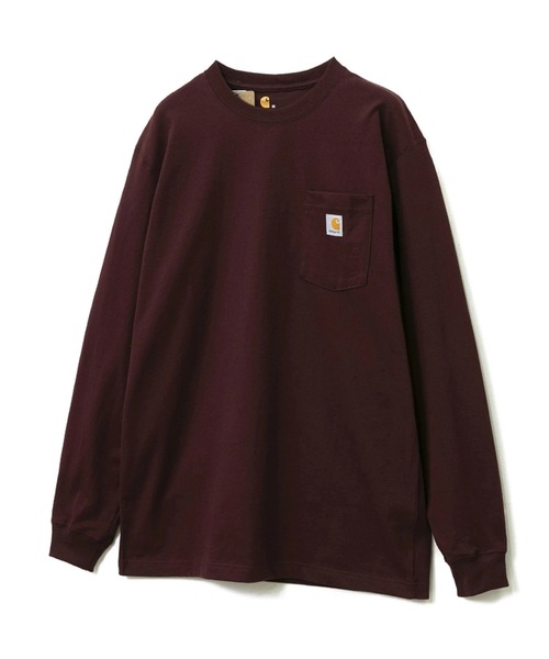 Carhartt(カーハート)の「Carhartt/カーハート LONG SLEEVE WORKWEAR POCKET T-SHIRT(Tシャツ/カットソー・メンズ・チャコールグレー/ネイビー/グレー/マルーン・MEDIUM/LARGE/SMALL)」の8枚目の写真