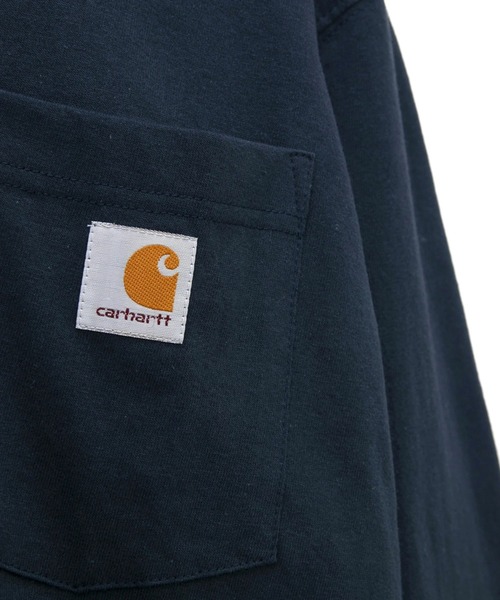 Carhartt(カーハート)の「Carhartt/カーハート LONG SLEEVE WORKWEAR POCKET T-SHIRT(Tシャツ/カットソー・メンズ・チャコールグレー/ネイビー/グレー/マルーン・MEDIUM/LARGE/SMALL)」の14枚目の写真