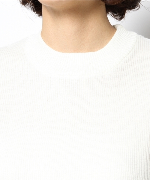 CIAOPANIC(チャオパニック)の「【Ciaopanic】リブハイネックプルオーバー(Tシャツ/カットソー・レディース・グレー/ブラック/レッド/オフホワイト・FREE)」の8枚目の写真