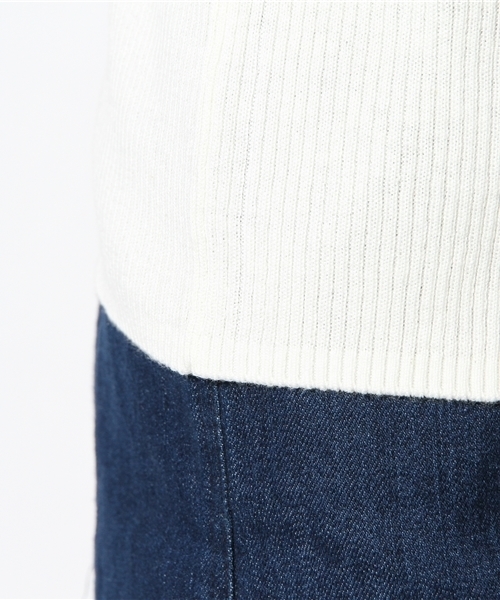 CIAOPANIC(チャオパニック)の「【Ciaopanic】リブハイネックプルオーバー(Tシャツ/カットソー・レディース・グレー/ブラック/レッド/オフホワイト・FREE)」の10枚目の写真