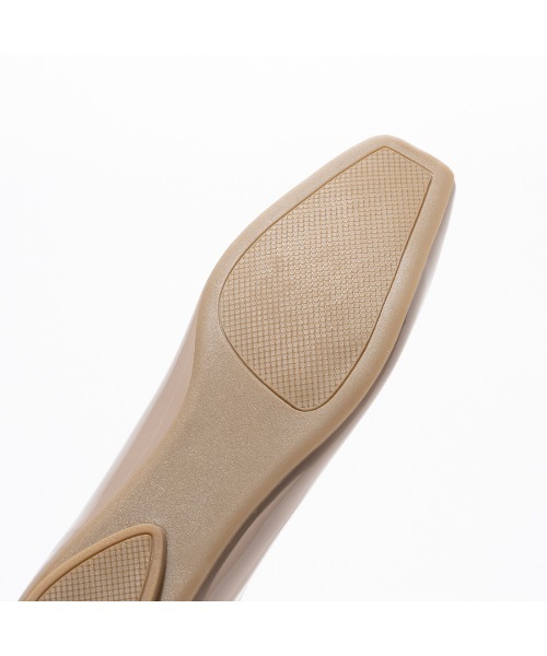EVOL（イーボル）の「晴雨兼用【EVOL】スクエアモチーフパンプス IQ9452（レインシューズ・レディース・ブラック/ベージュ/アイボリー/ブラック×ブラック・22.5cm/23.5cm/24.5cm/23.0cm/24.0cm/25.0cm）」の10枚目の写真