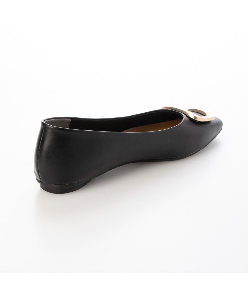 EVOL（イーボル）の「晴雨兼用【EVOL】スクエアモチーフパンプス IQ9452（レインシューズ・レディース・ブラック/ベージュ/アイボリー/ブラック×ブラック・22.5cm/23.5cm/24.5cm/23.0cm/24.0cm/25.0cm）」の19枚目の写真