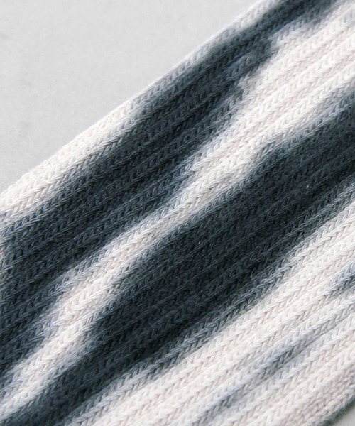 UNIVERSAL OVERALL（ユニバーサルオーバーオール）の「むら染め リブクルーソックス（ソックス/靴下・メンズ・ブラック/ネイビー/イエロー/オレンジ/パープル/グレー/カーキ/オレンジ系その他/ブルー/ミント・FREE）」の16枚目の写真