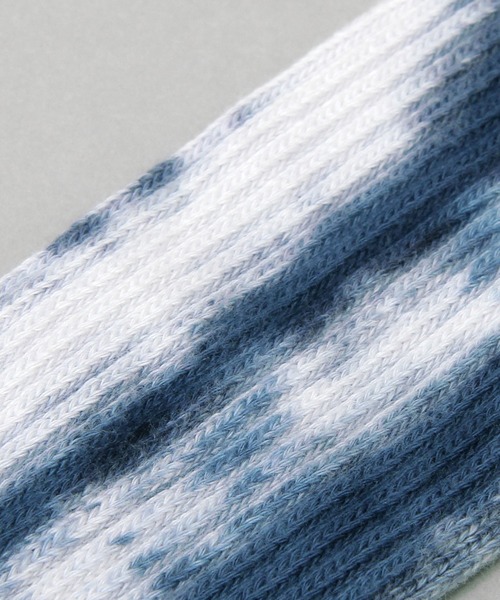 UNIVERSAL OVERALL（ユニバーサルオーバーオール）の「むら染め リブクルーソックス（ソックス/靴下・メンズ・ブラック/ネイビー/イエロー/オレンジ/パープル/グレー/カーキ/オレンジ系その他/ブルー/ミント・FREE）」の17枚目の写真