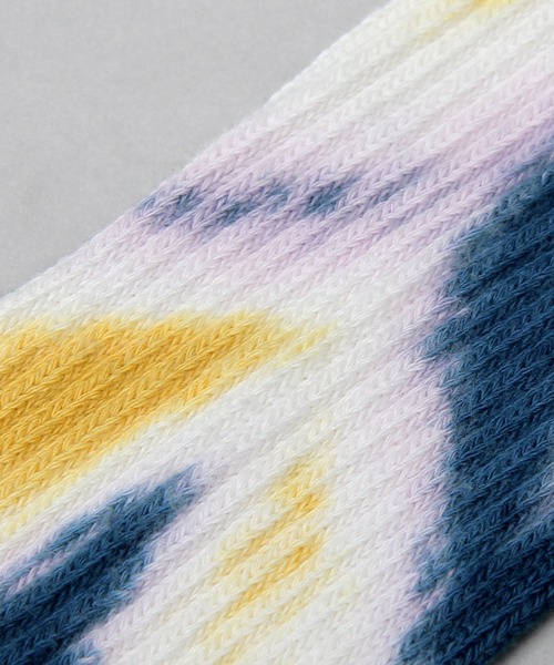 UNIVERSAL OVERALL（ユニバーサルオーバーオール）の「むら染め リブクルーソックス（ソックス/靴下・メンズ・ブラック/ネイビー/イエロー/オレンジ/パープル/グレー/カーキ/オレンジ系その他/ブルー/ミント・FREE）」の19枚目の写真