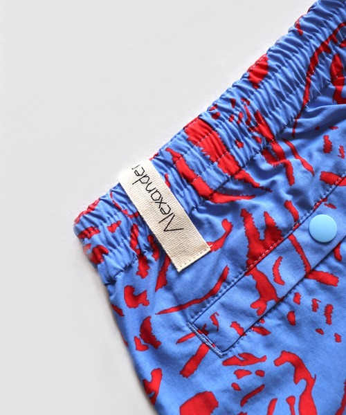 And A(アンドエー)の「AlexanderLeeChang アレキサンダーリーチャン / NYANCAMO SHORTS ニャンカモフライージーショーツ セットアップ / AC042101(その他パンツ・メンズ・ブラック/ミント/ブルー・1/2/3)」の6枚目の写真