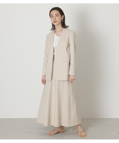 crie conforto（クリーコンフォルト）の「ノーカラージャケット