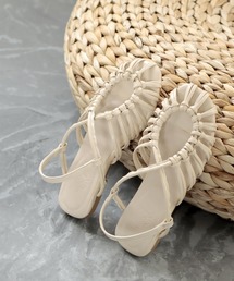 SOROTTO | 【親子お揃い】メニ―ストラップのノットデザインラウンドトゥサンダル(サンダル)