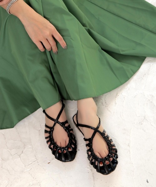 セール 親子お揃い メニ ストラップのノットデザインラウンドトゥサンダル サンダル Sorotto ソロット のファッション通販 Zozotown