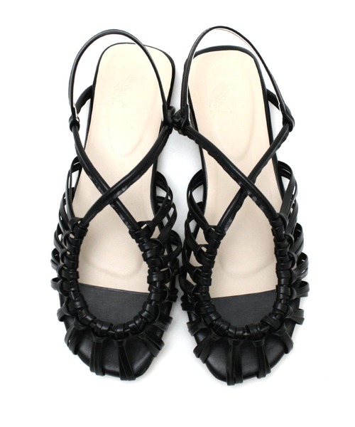 SOROTTO（ソロット）の「【親子お揃い】メニ―ストラップのノットデザインラウンドトゥサンダル（サンダル・レディース・ホワイト/ブラック/モカ・M/L/LL/S）」の9枚目の写真