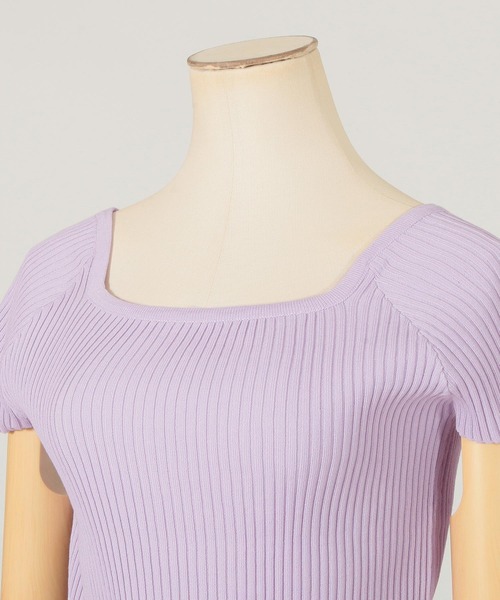 Julia Boutique(ジュリアブティック)の「2WAYネックリブニットトップス/21002(ニット/セーター・レディース・ベージュ系その他/ピンクベージュ/ラベンダー/ブラック/ベージュ・ONE)」の12枚目の写真
