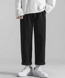 ACT | 【ACT -fascination design-】ウエストゴム ワンポイントワイドチノパン(チノパンツ)