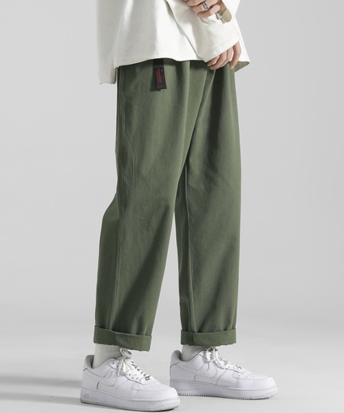 ACT(アクト)の「【ACT -fascination design-】ウエストゴム ワンポイントワイドチノパン(チノパンツ・メンズ・ホワイト/ブラック/ベージュ/カーキ・M/L/XL)」の8枚目の写真