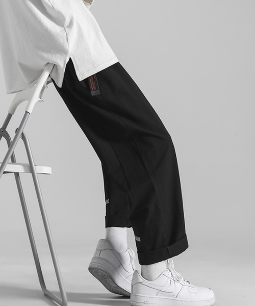 ACT(アクト)の「【ACT -fascination design-】ウエストゴム ワンポイントワイドチノパン(チノパンツ・メンズ・ホワイト/ブラック/ベージュ/カーキ・M/L/XL)」の13枚目の写真