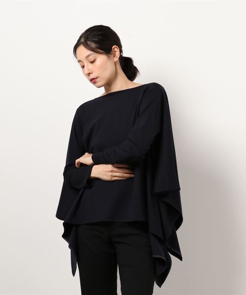 BOSCH（ボッシュ）の「ポンチョ風カットソー（Tシャツ/カットソー・レディース・ベージュ/ネイビー/オレンジ・38）」の14枚目の写真