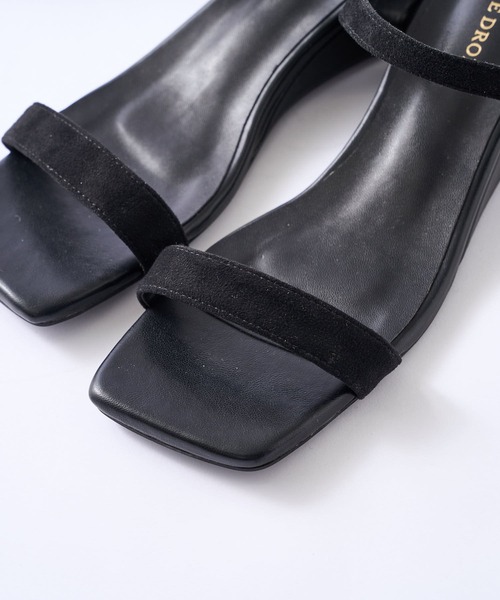 RIVE DROITE(リヴドロワ)の「スクエアウエッジサンダル(サンダル・レディース・ブラック/ベージュ・S/M/L)」の19枚目の写真