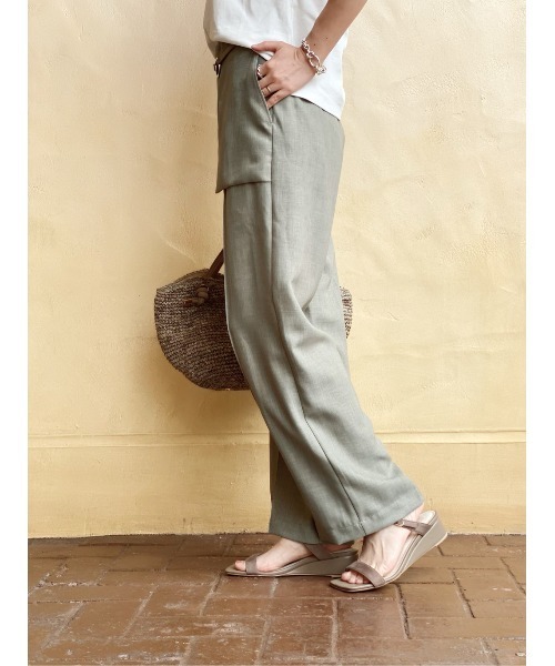 RIVE DROITE(リヴドロワ)の「スクエアウエッジサンダル(サンダル・レディース・ブラック/ベージュ・S/M/L)」の6枚目の写真