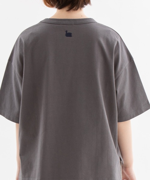 ノップドゥノッド nop de nod USコットンロゴTシャツ （ブラック） ノップドゥノッド nop de nod USコットンロゴTシャツ （ブラック
