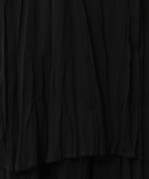 Heather（ヘザー）の「クリンクルティアードスカート　949143（スカート・レディース・グリーン/グレー/ブラック/グレー系その他・FREE）」の9枚目の写真